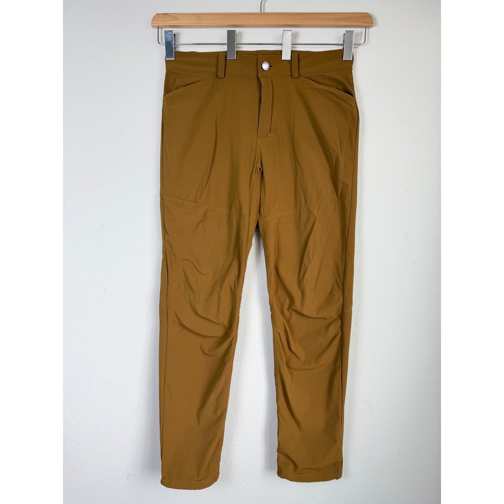 Mountain Hardwear Men's Hiking Pants 32 Brown Tech Performance Trekking Stretch